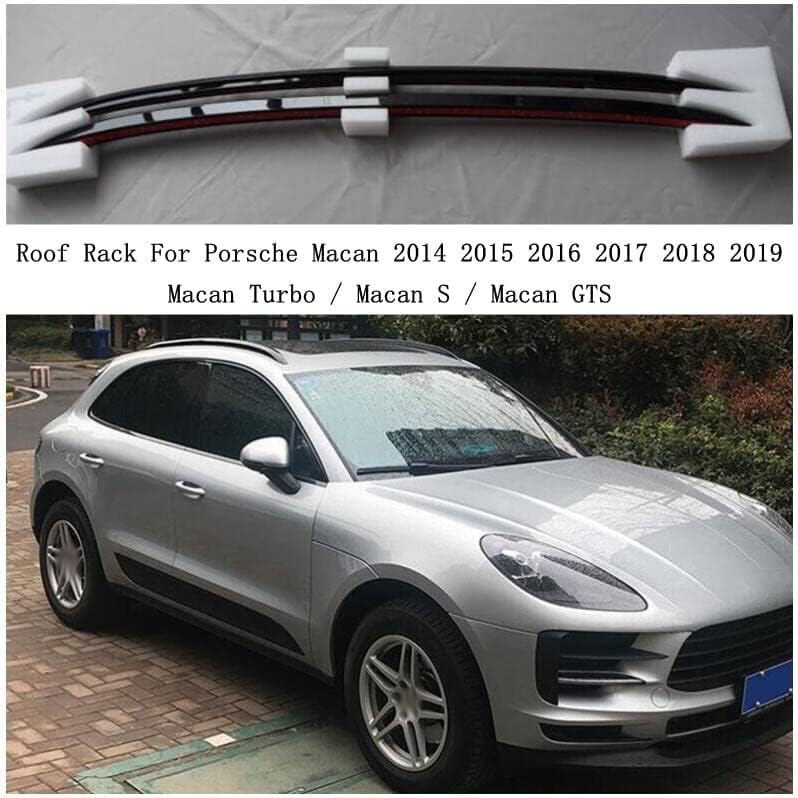 Car roof rack rails for Porsche Macan Turbo S GTS 2014 2015 2016 2017 2018