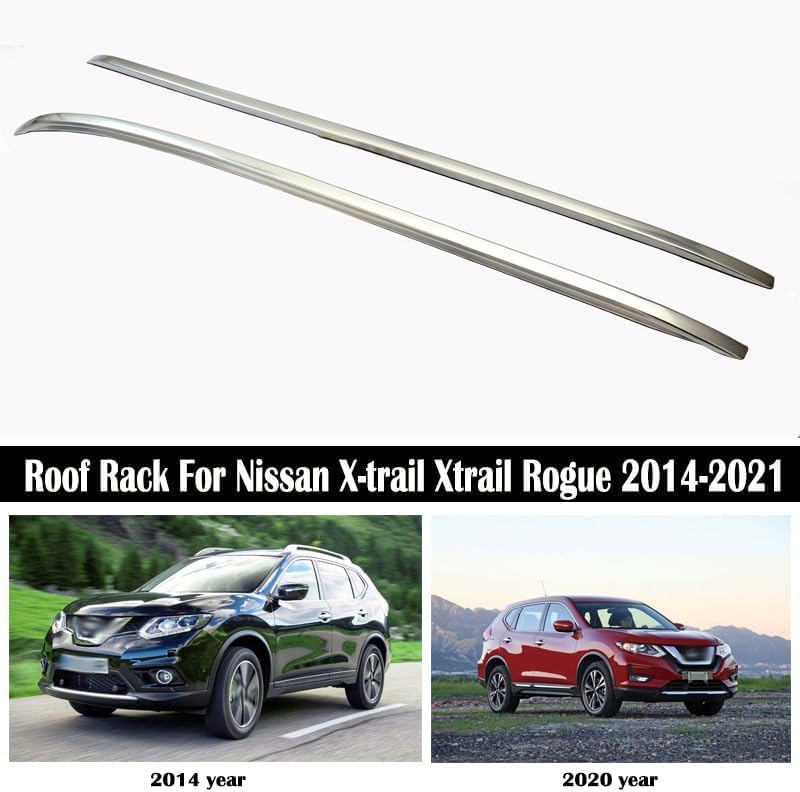 Car roof rack rails for Nissan X-Trail Xtrail Rogue 2014-2020
