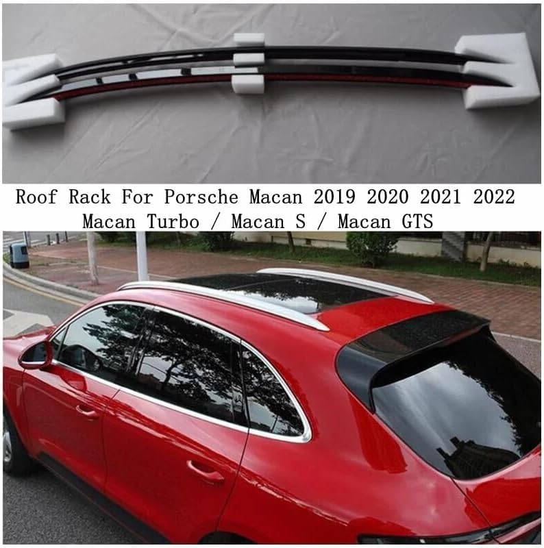 Car roof rack rails for Porsche Macan Turbo S GTS 2019 2020 2021 2022 2023