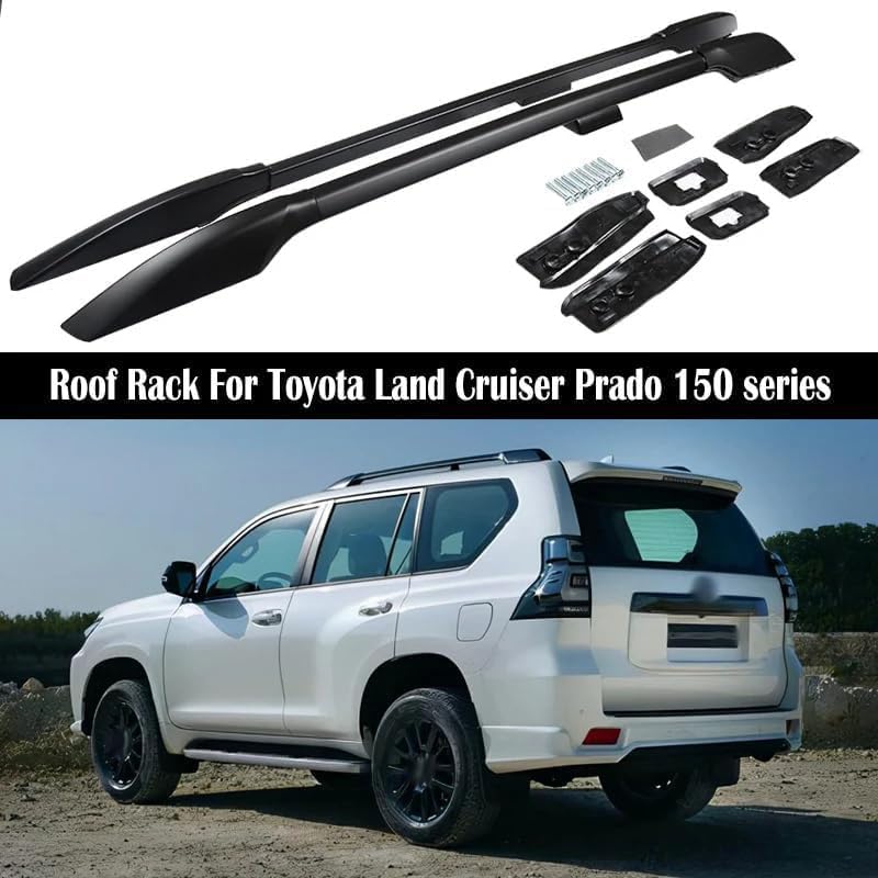 Car roof rack rails for Toyota Land Cruiser Prado 120 FJ120 LC120 2003-2009