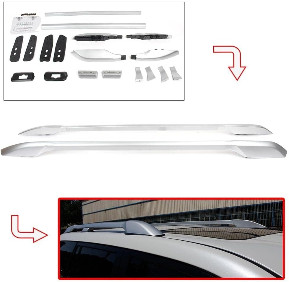 Car roof rack rails for Toyota Land Cruiser Prado FJ120 FJ-120 2003-2006