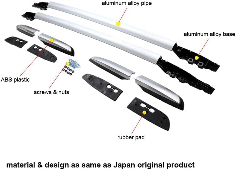 Car roof rack rails for Toyota RAV4 RAV-4 2013-2015