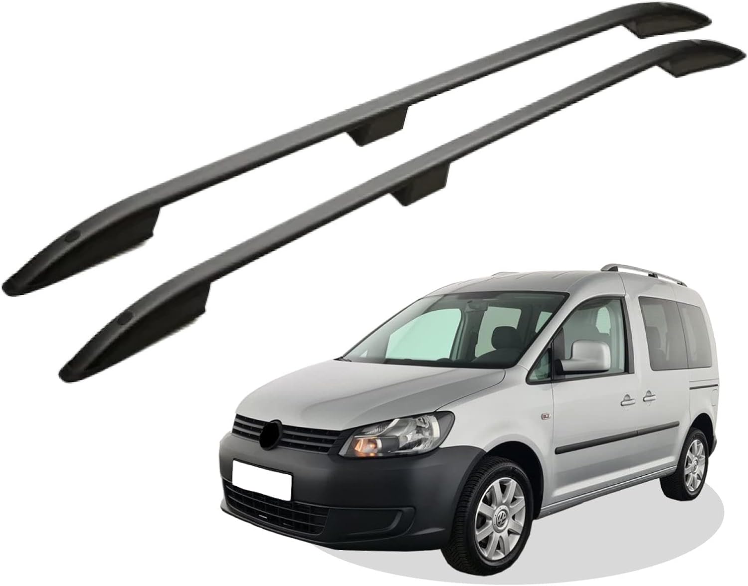 Car roof rack rails for VW Caddy 3 2010-2020
