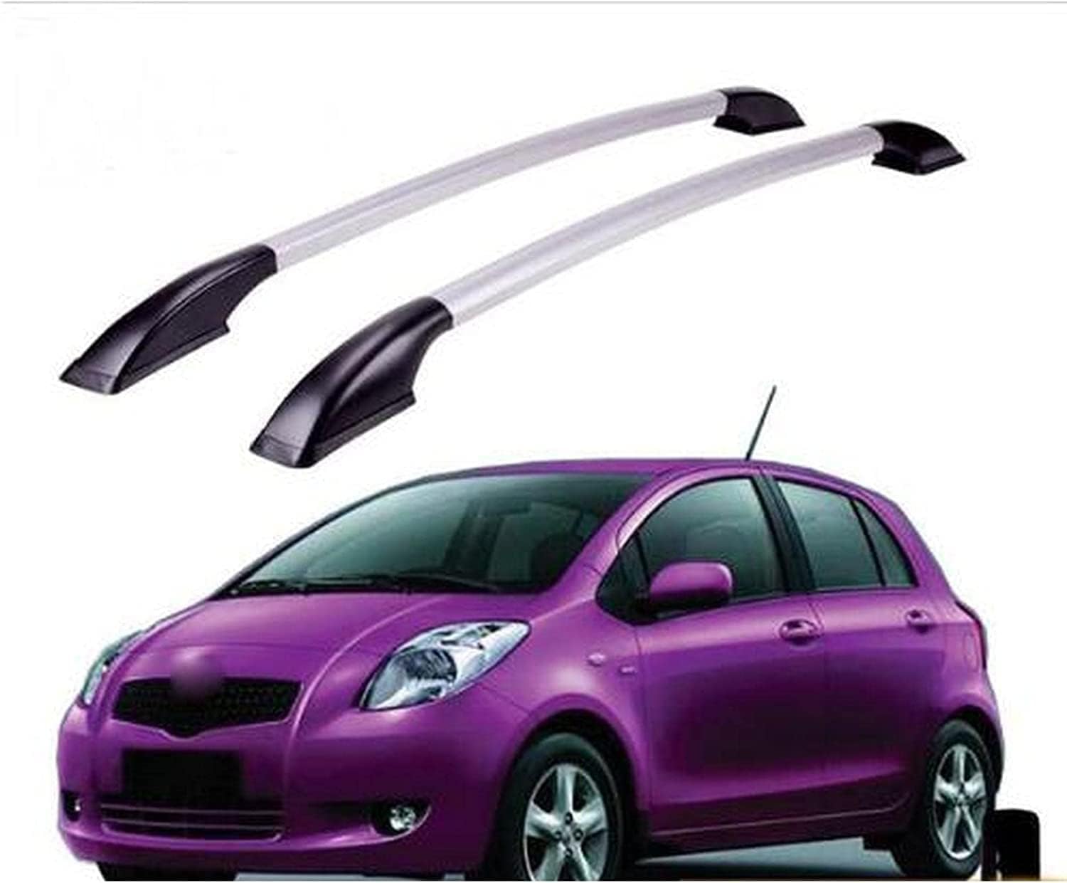 Car roof rack rails for Toyota Yaris 2007-2013