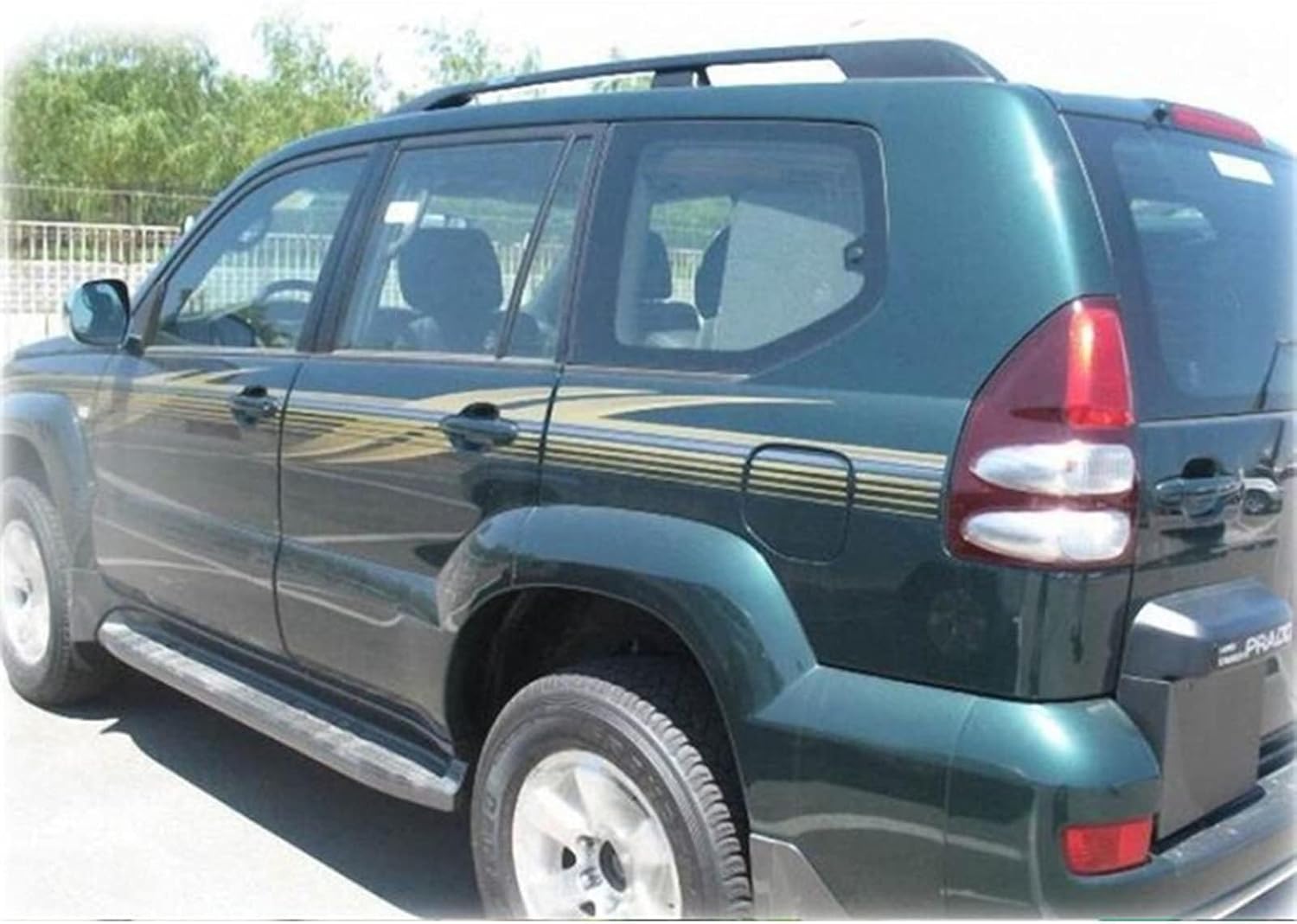 Car roof rack rails for TOYOTA LAND CRUISER PRADO 120 2003-2009)