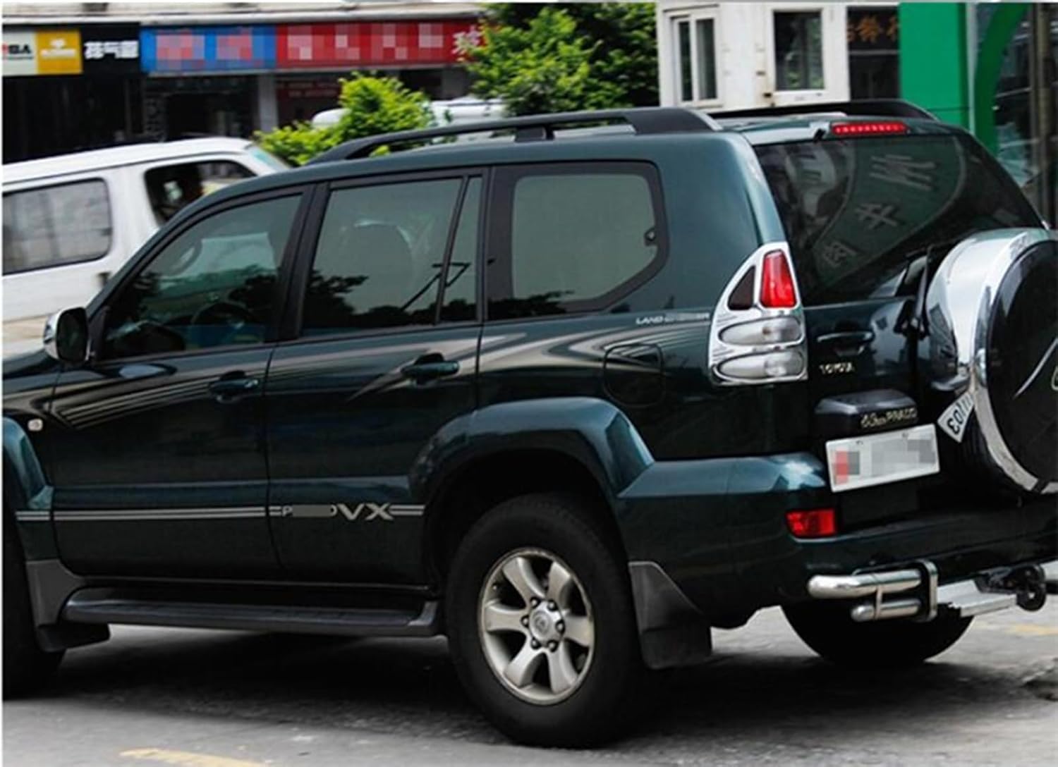 Car roof rack rails for TOYOTA LAND CRUISER PRADO 120 2003-2009)