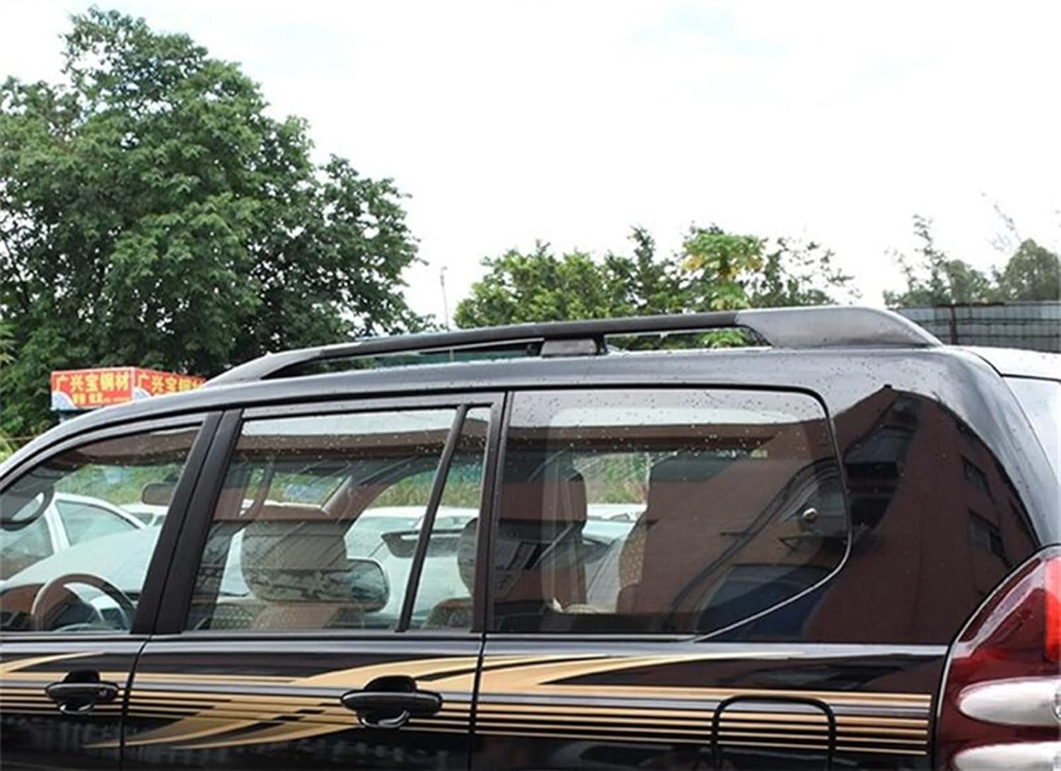 Car roof rack rails for TOYOTA LAND CRUISER PRADO 120 2003-2009)