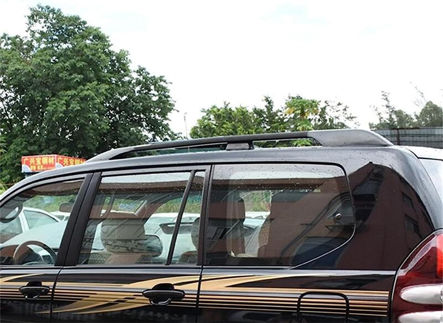 Car roof rack rails for TOYOTA LAND CRUISER PRADO 120 2003-2009)