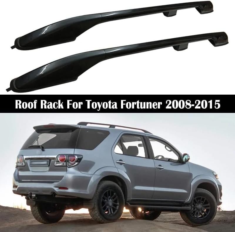 Car roof rack rails for Toyota Fortuner 2008-2015