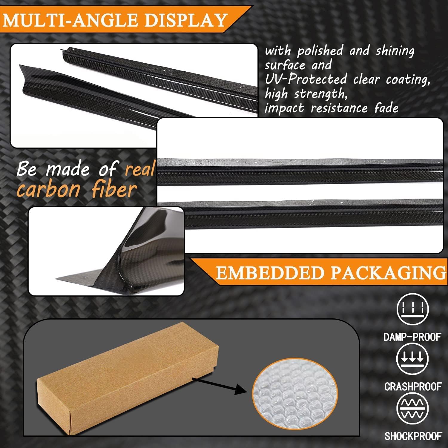 Car Side Skirt for BMW 8 Series G16 M Sport F93 M8 Base Sedan 4door 2019-2020