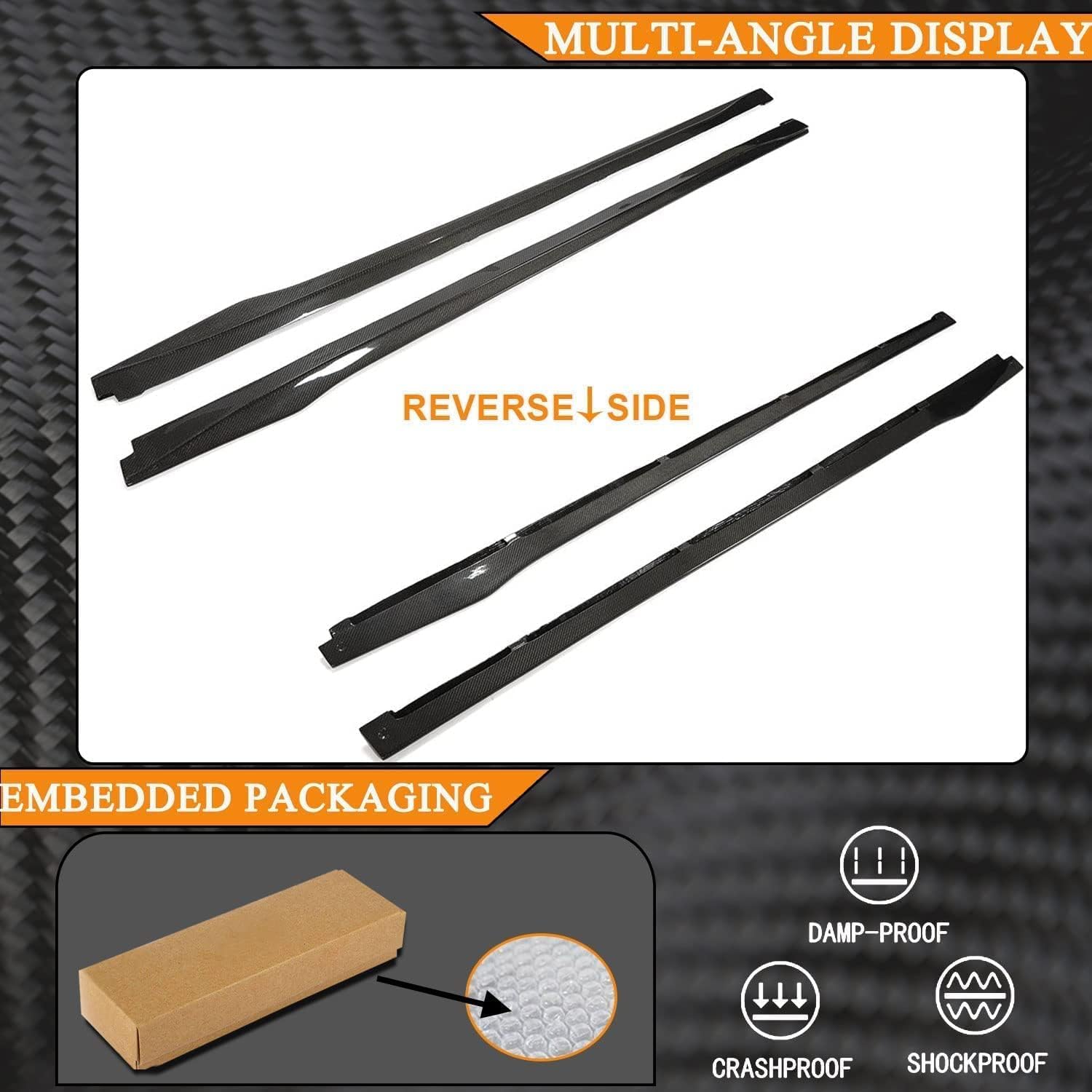 Car Side Skirt for BMW 4 Series F32 F33 418i 420i M Sport 2 Door 2014-2019