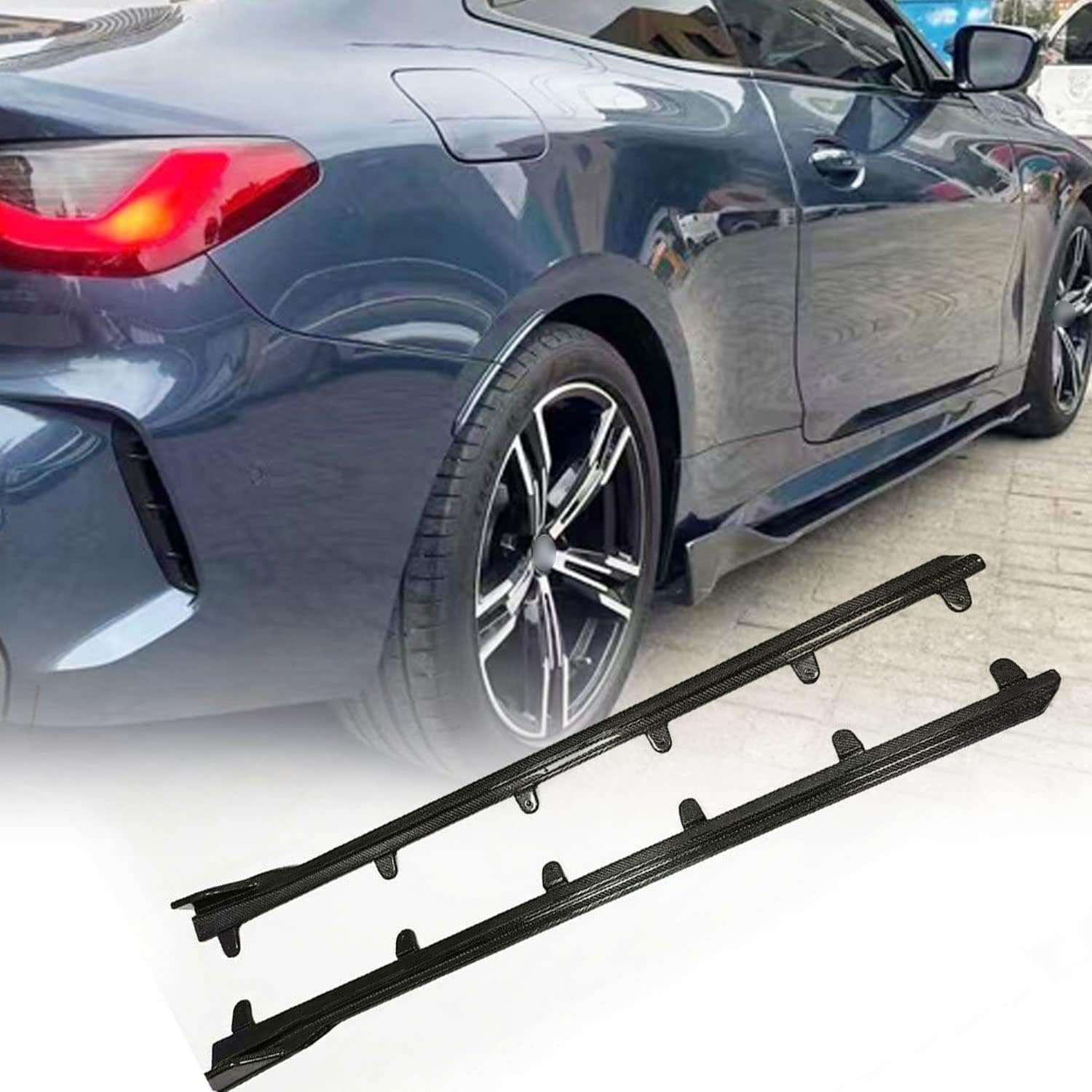Car Side Skirt for BMW 4 Series G22 G23 M Sport 2 Door 2021-2022