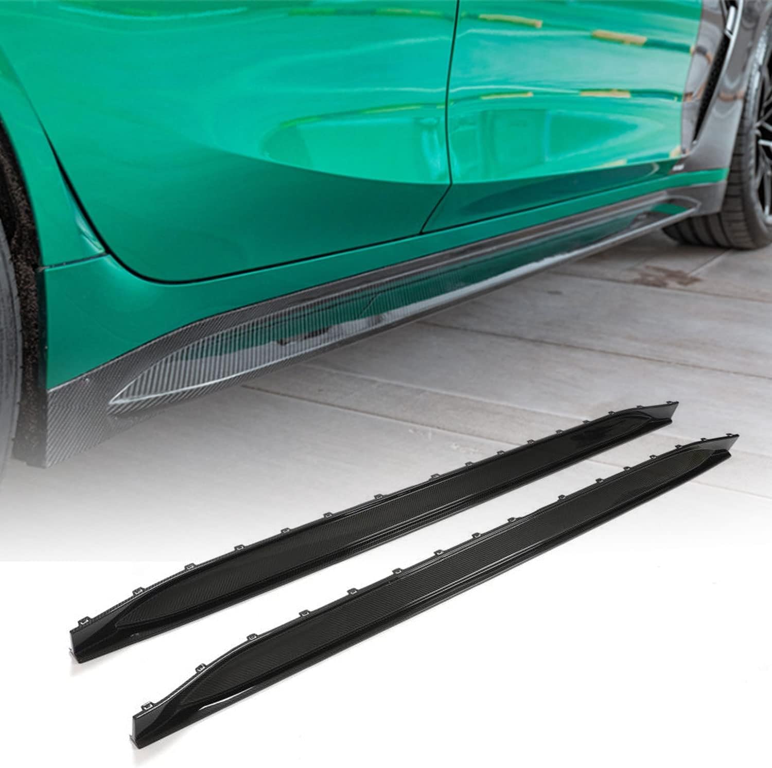 Car Side Skirt for BMW 3 Series G80 M3 Sedan 4-Door 2021-2022