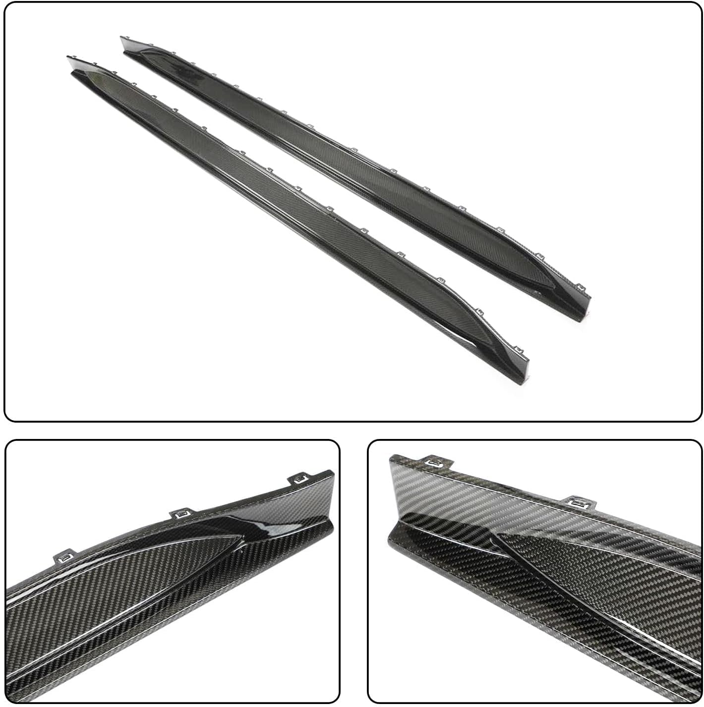 Car Side Skirt for BMW 3 Series G80 M3 Sedan 4-Door 2021-2022