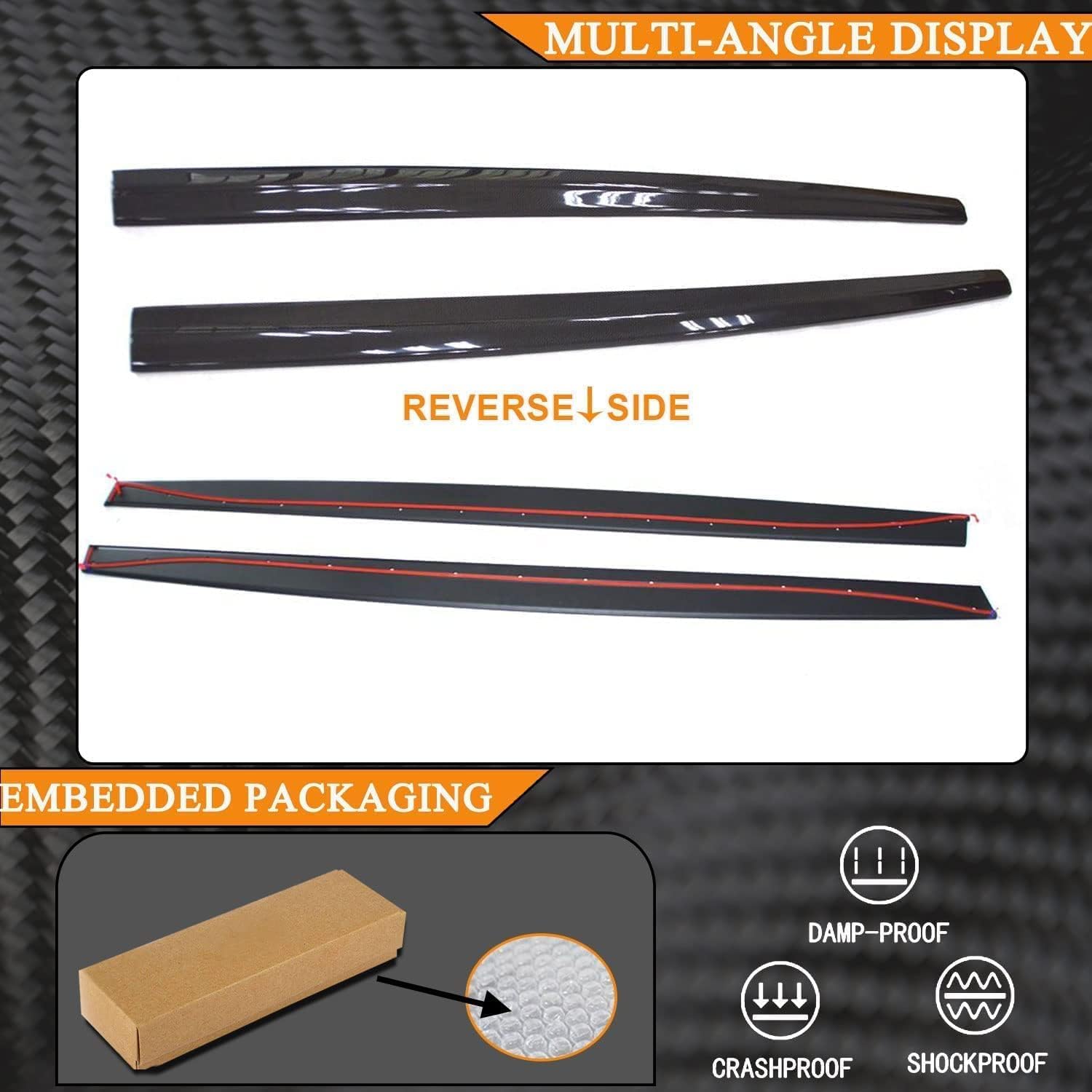 Car Side Skirt for BMW F82 F83 M4 Coupe 2014 2015 2016 2017 2018 2019