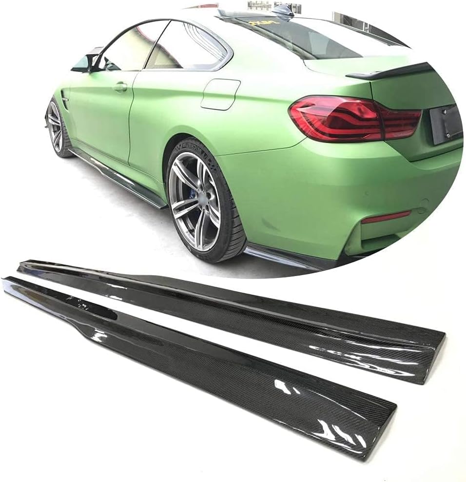 Car Side Skirt for BMW F82 M4 Coupe F83 M4 Convertible 2-Door 2015-2019