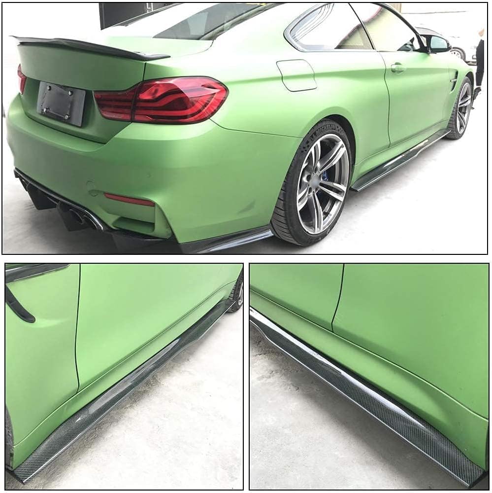 Car Side Skirt for BMW F82 M4 Coupe F83 M4 Convertible 2-Door 2015-2019