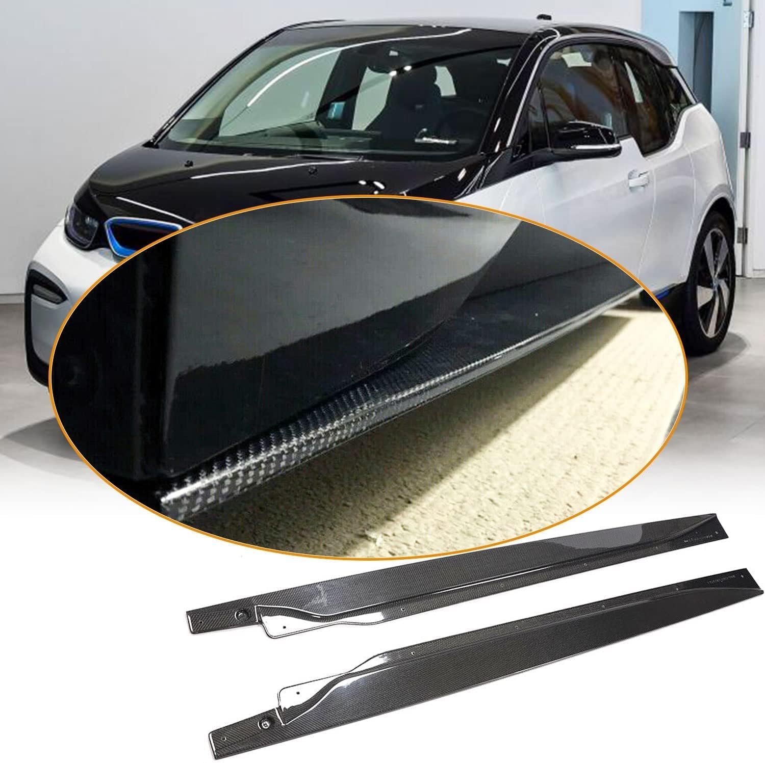 Car Side Skirt for BMW I3 Hatchback 4-Door 2014-2020