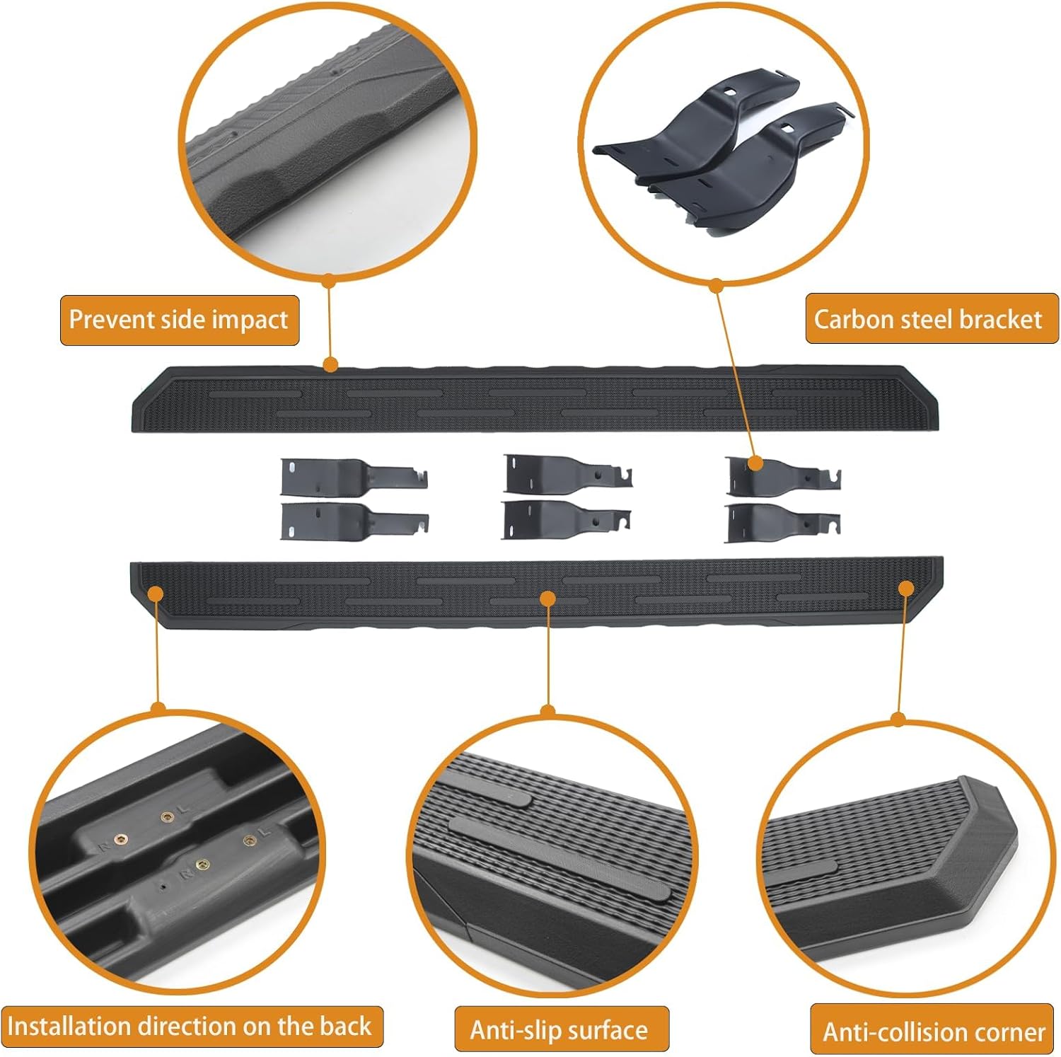 Car Side Skirt for Ford Bronco 4 Door 2020-2023