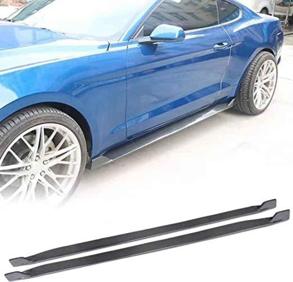 Car Side Skirt for Ford Mustang GT Coupe Convertible 2015-2019