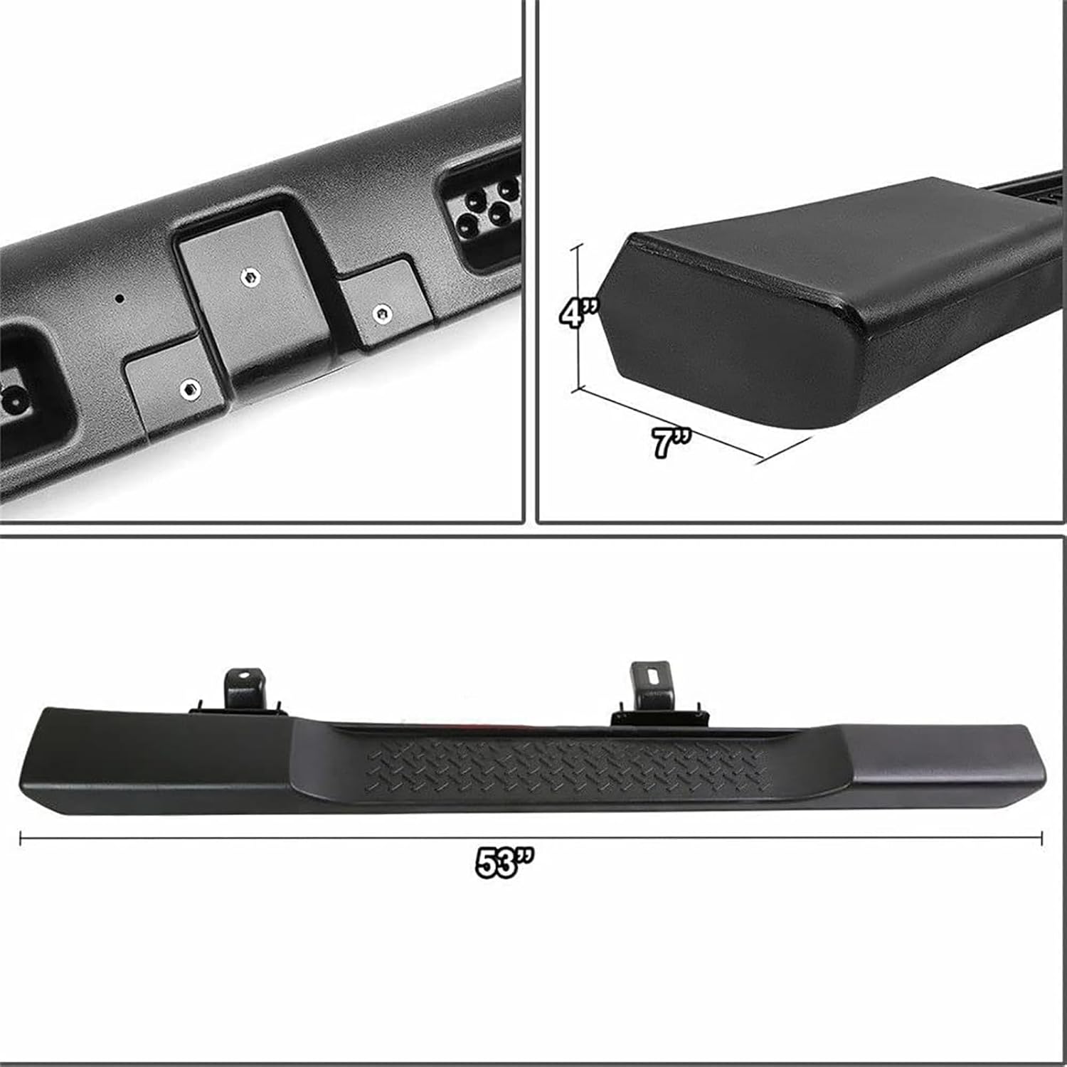 Car Side Skirt for Jeep Wrangler JK JKU 2007-2017 2-Doors