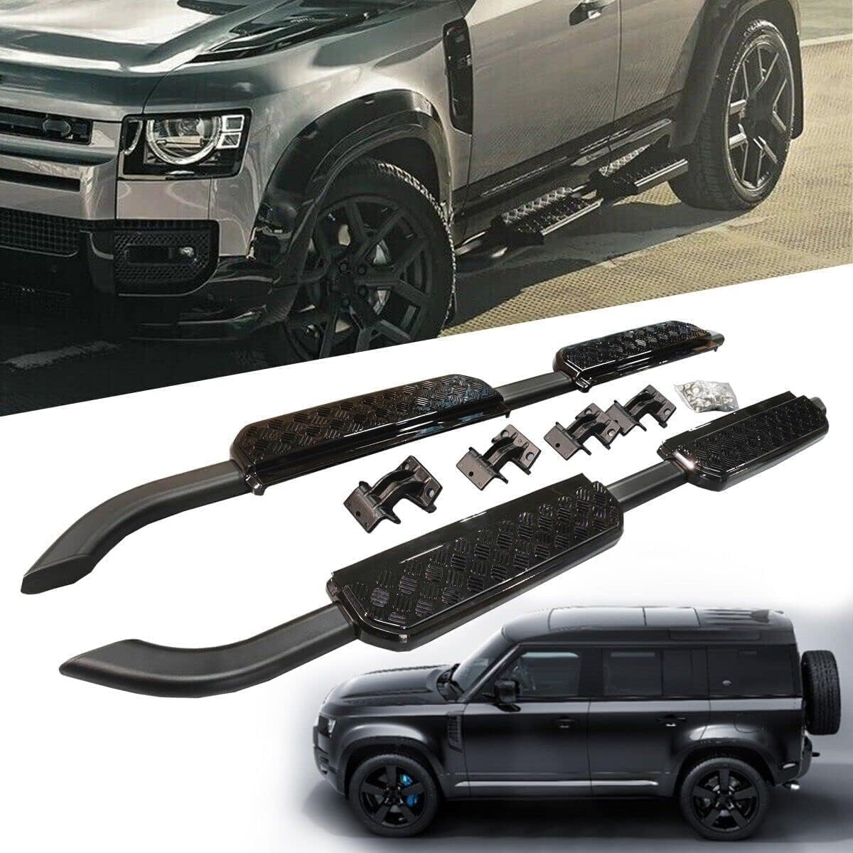 Car Side Skirt for Land Rover LR Defender 110 4D 2020 2021 2022 2023