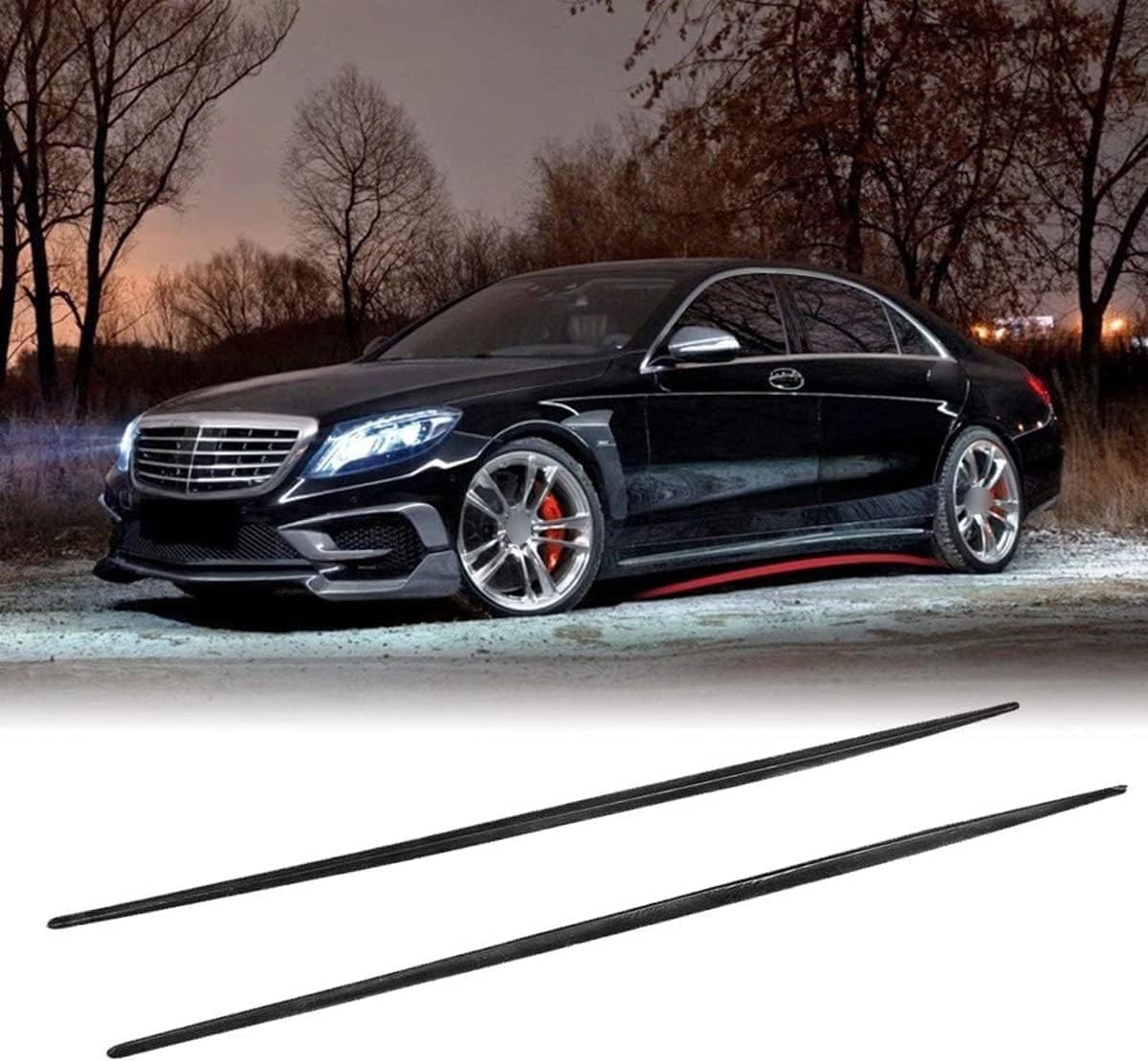 Car Side Skirt for Mercedes Benz S Class W222 Sport S63 S65 AMG Sedan 2014-2017