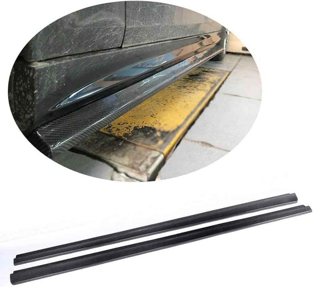 Car Side Skirt for Mercedes Benz W204 C63 AMG Sedan Facelift 2012 2013 2014