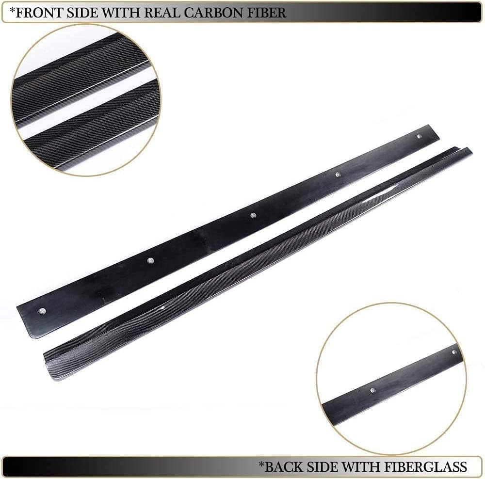Car Side Skirt for Mercedes Benz W204 C63 AMG Sedan Facelift 2012 2013 2014