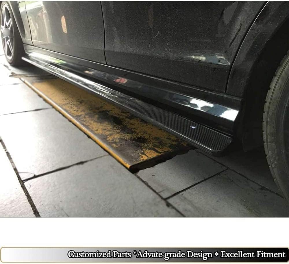 Car Side Skirt for Mercedes Benz W204 C63 AMG Sedan Facelift 2012 2013 2014