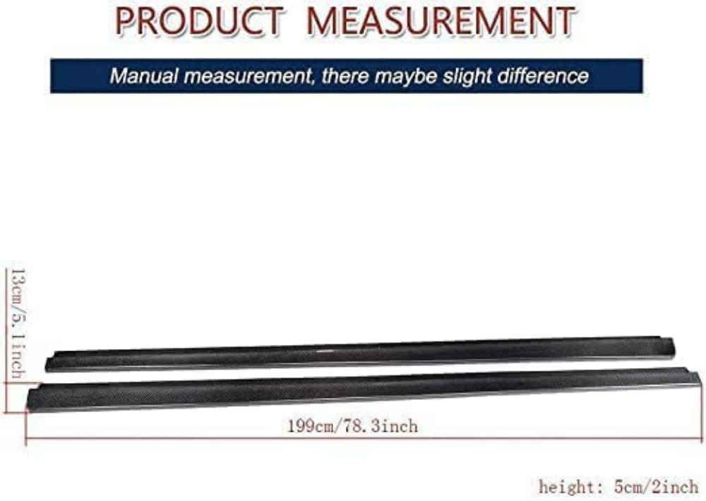 Car Side Skirt for Mercedes Benz W204 C204 C63 AMG 2D 4D 2008-2015