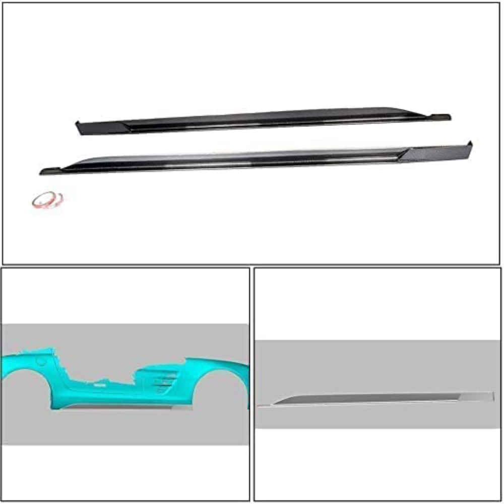 Car Side Skirt for Mercedes Benz SLS Class C197 R197 AMG 2 Door 2010-2013