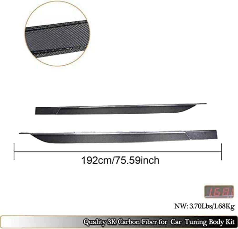 Car Side Skirt for Mercedes Benz SLS Class C197 R197 AMG 2 Door 2010-2013