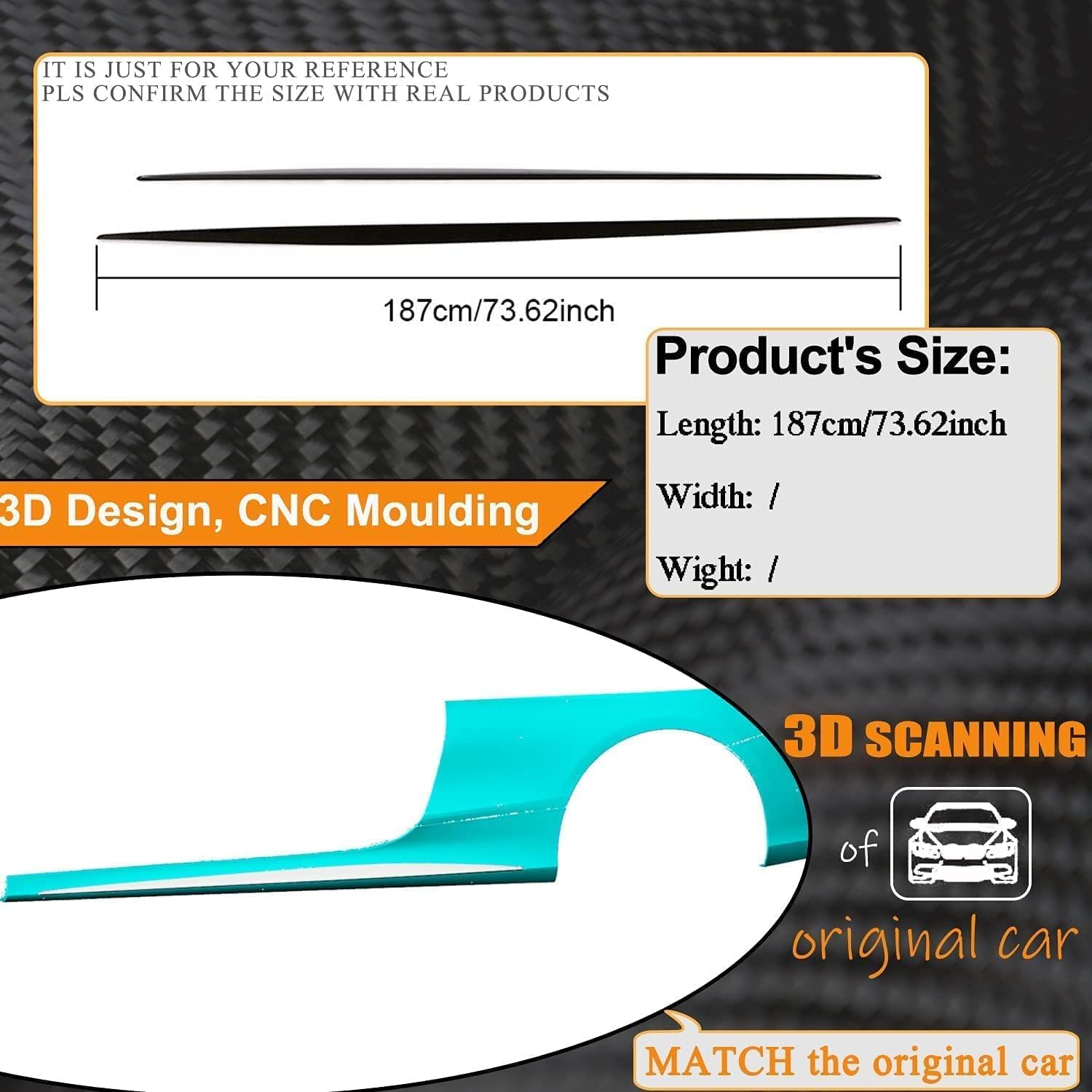 Car Side Skirt for Mercedes-Benz S-Class S500 S550 AMG Coupe 2-Door 2014-2018