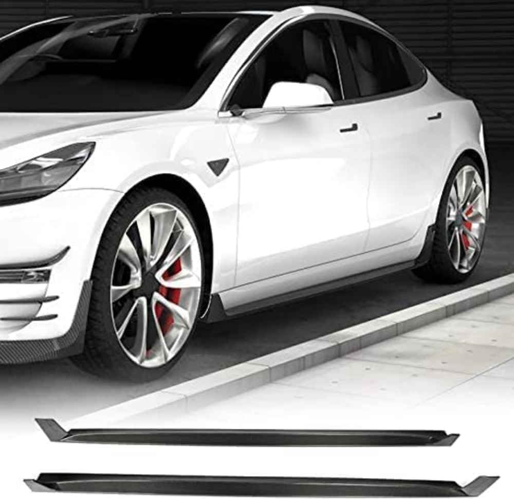 Car Side Skirt for Tesla Model 3 Sedan 2017 2018 2019