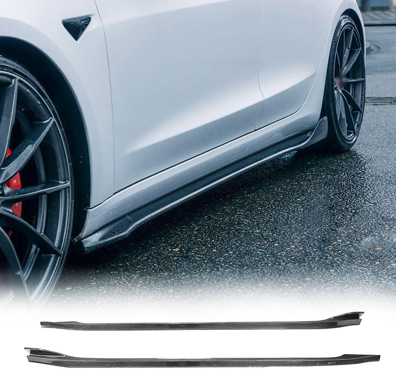 Car Side Skirt for Tesla Model 3 Sedan 4 Door 2017-2021