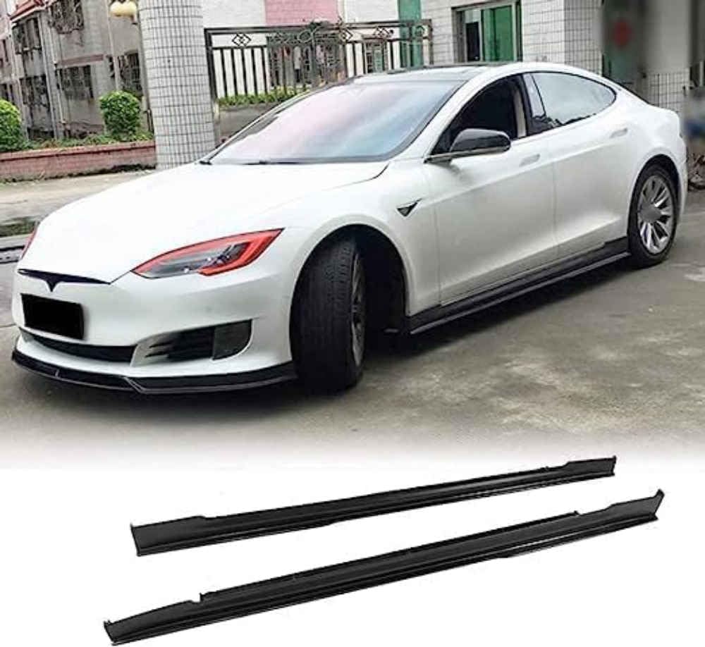 Car Side Skirt for Tesla Model S 4-Door 2012-2017
