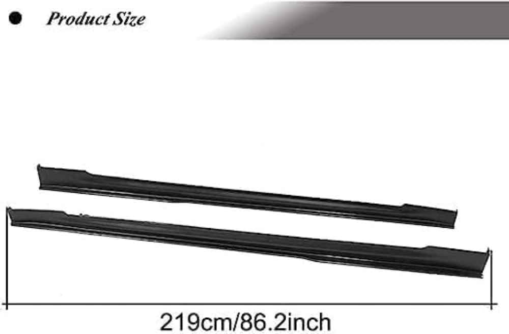 Car Side Skirt for Tesla Model S 4-Door 2012-2017