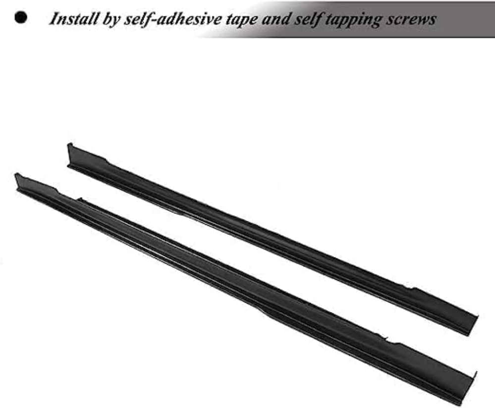 Car Side Skirt for Tesla Model S 4-Door 2012-2017