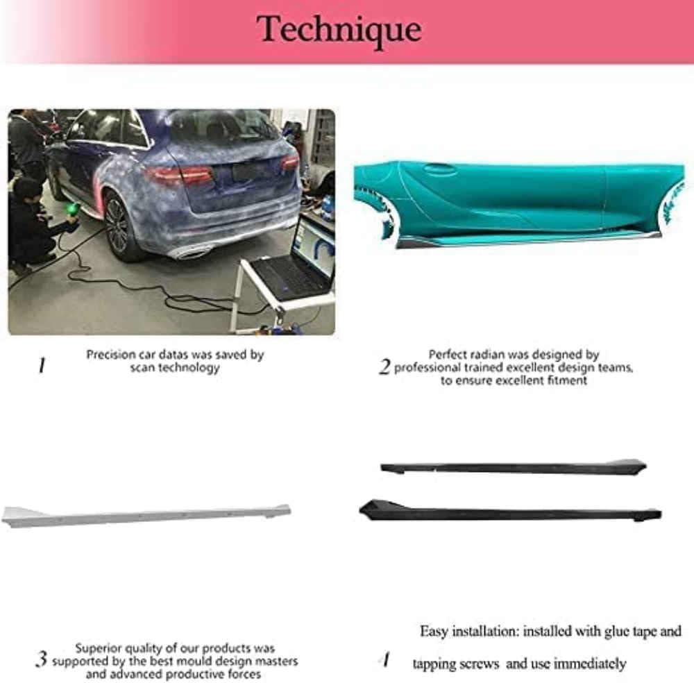 Car Side Skirt for Toyota Supra Coupe 2 Door 2019-2020