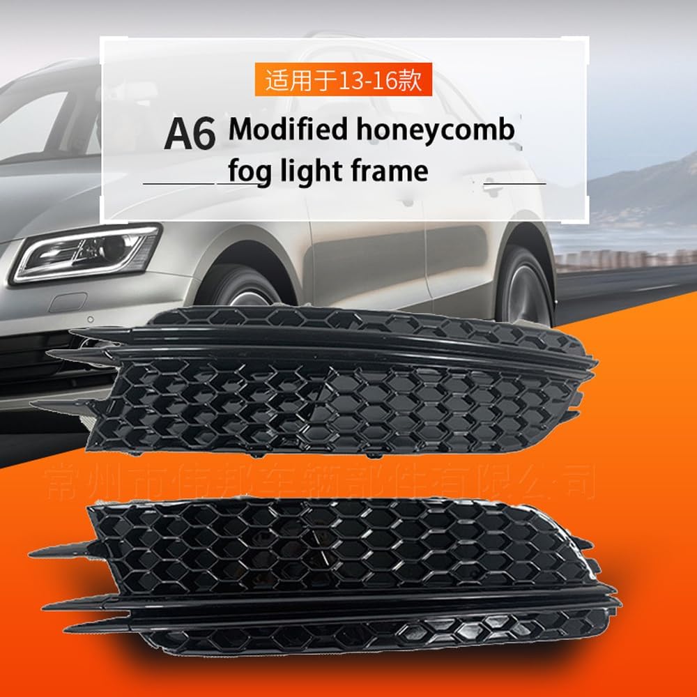 Car Upper Bumper Hood Mesh Grid for Audi A6 2013-2016 A6L RS6 C7