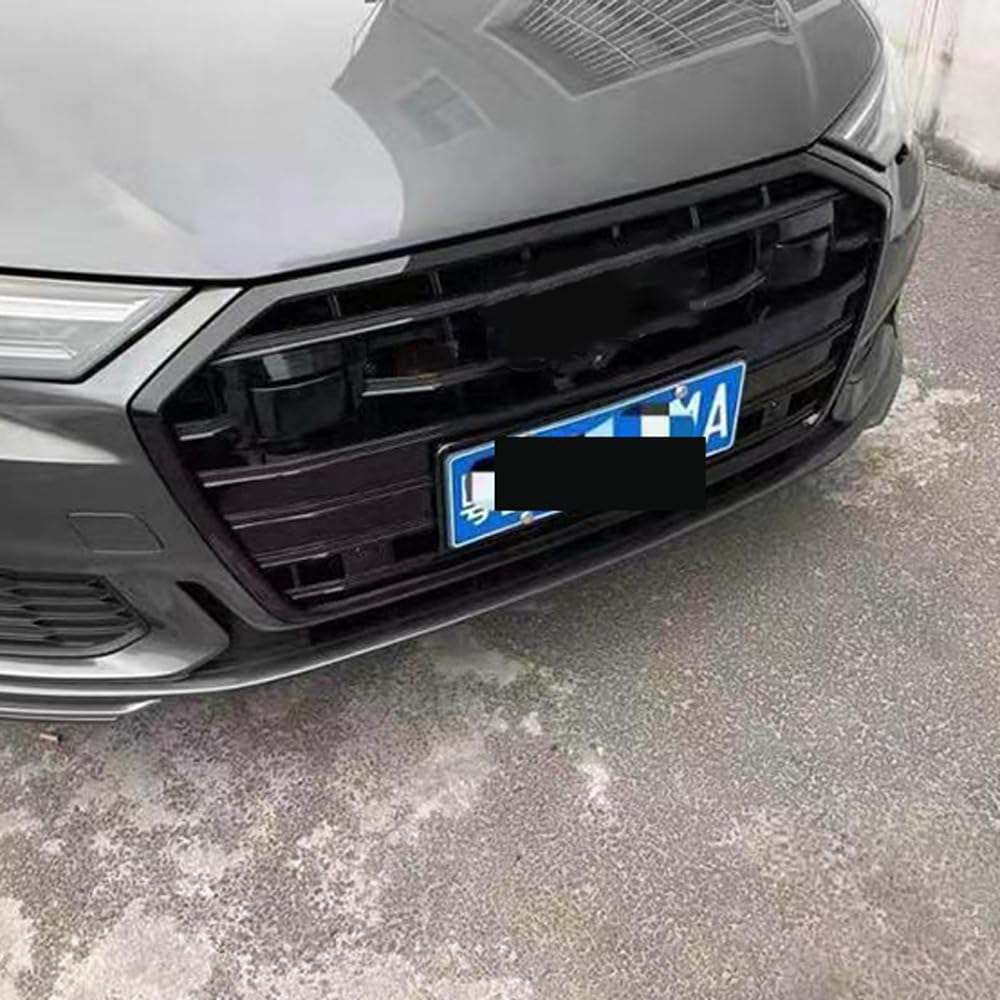 Car Upper Bumper Hood Mesh Grid for Audi C8 S6 A6L 2019-2022
