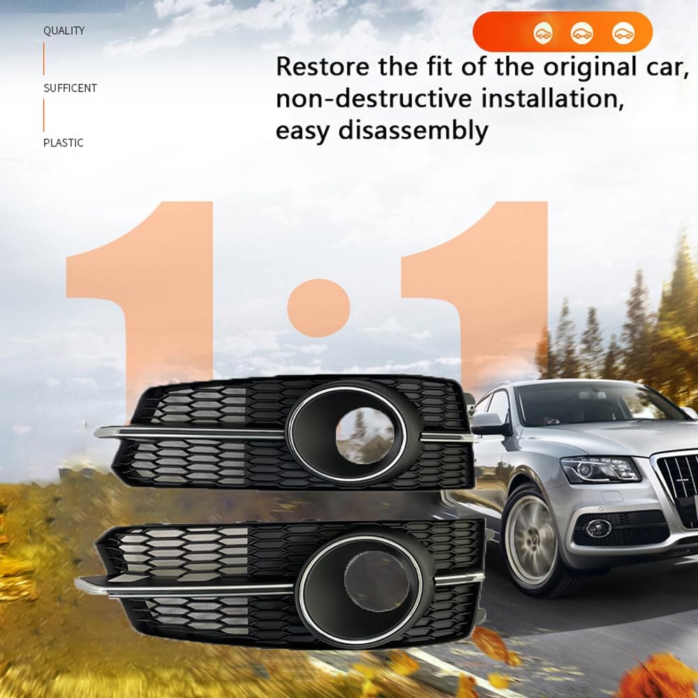 Car Upper Bumper Hood Mesh Grid for Audi A6L S6 2016 2017 2018