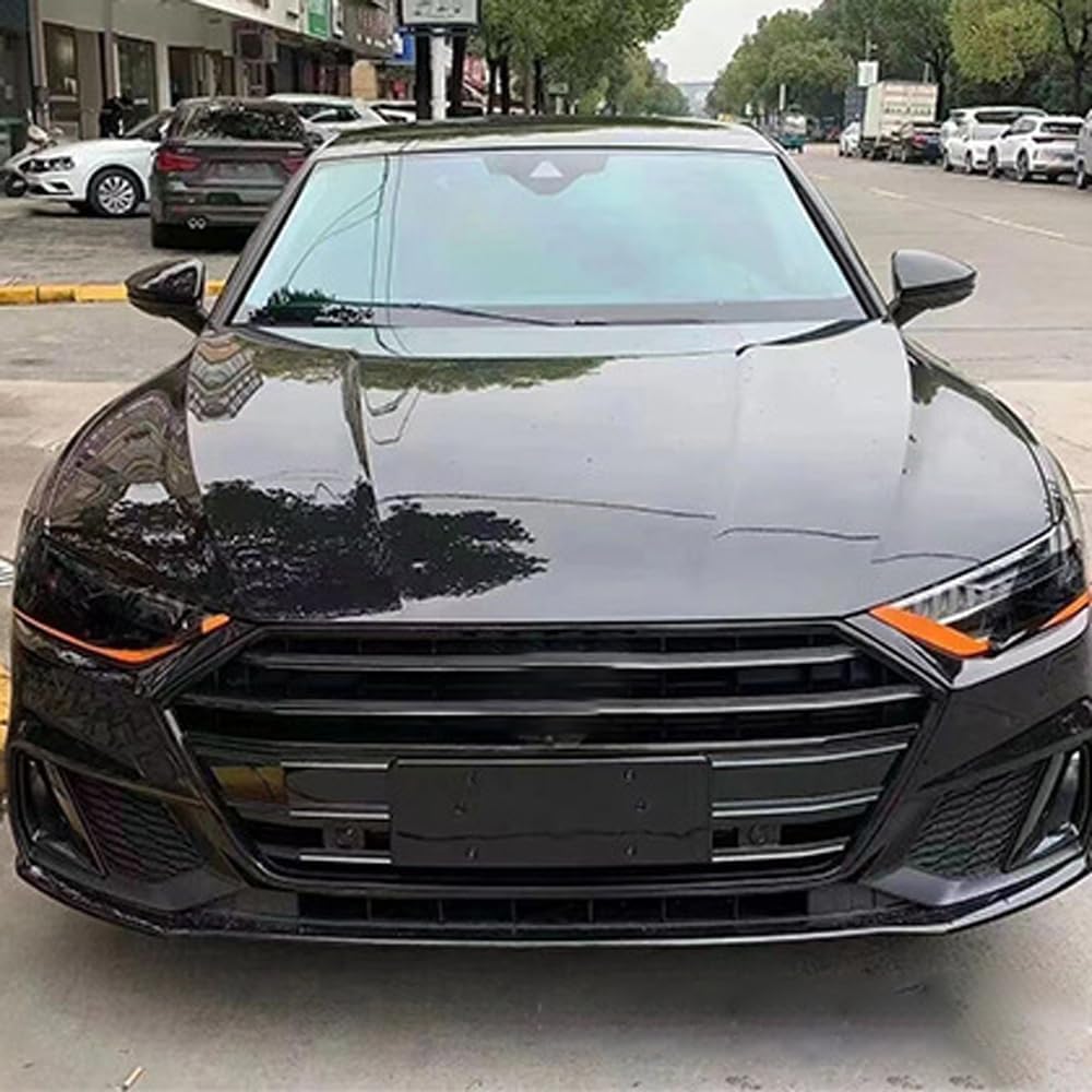 Car Upper Bumper Hood Mesh Grid for Audi A7 C8 S7 2018-2023