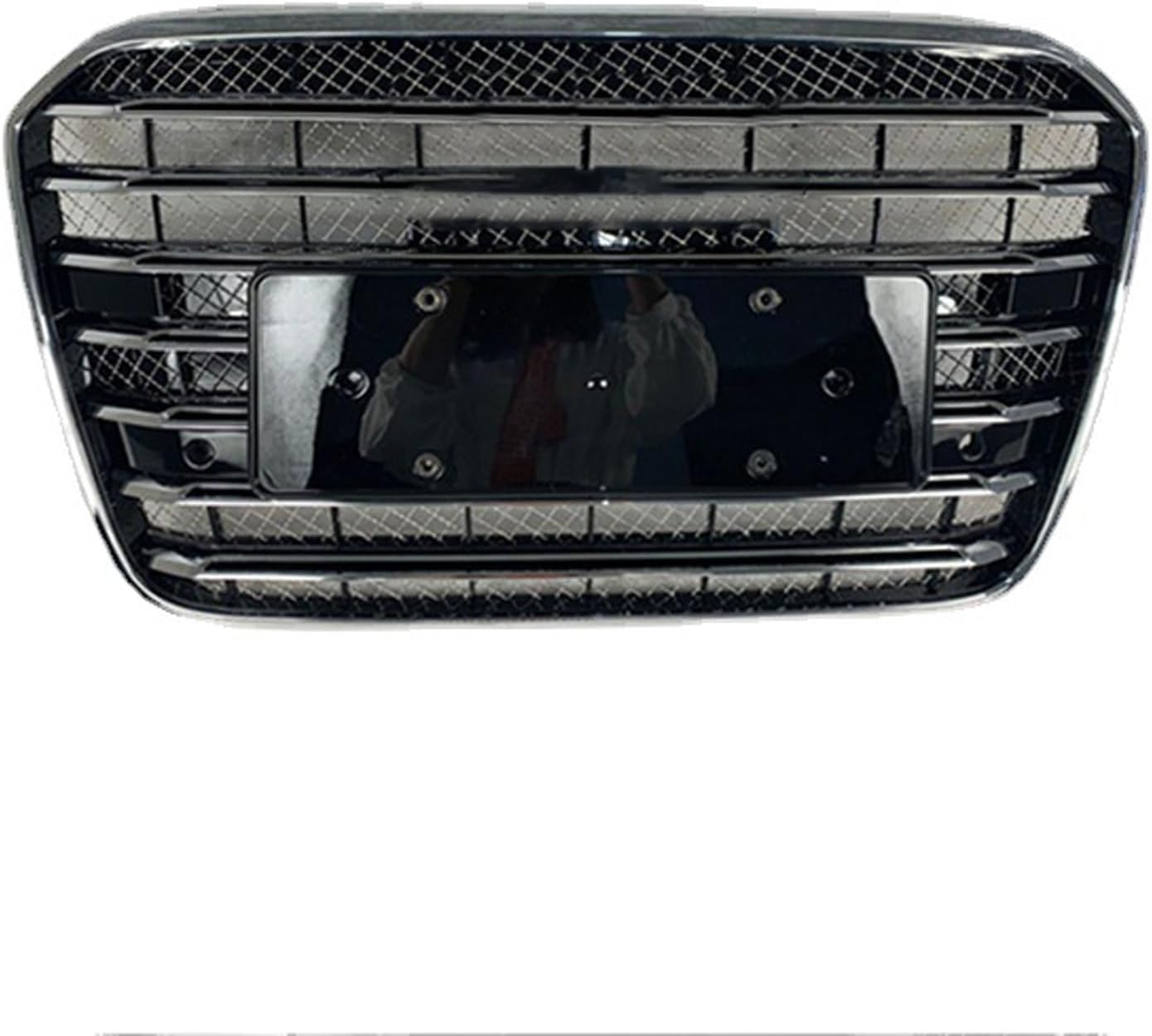 Car Upper Bumper Hood Mesh Grid for Audi A6L W12 2012-2018 C7 PAW12