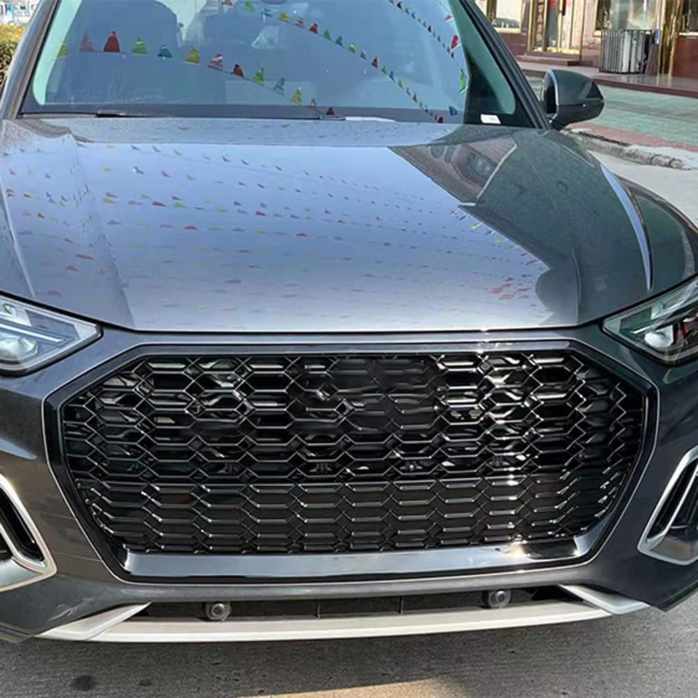 Car Upper Bumper Hood Mesh Grid for Audi Q5L RSQ5 2022 Q5