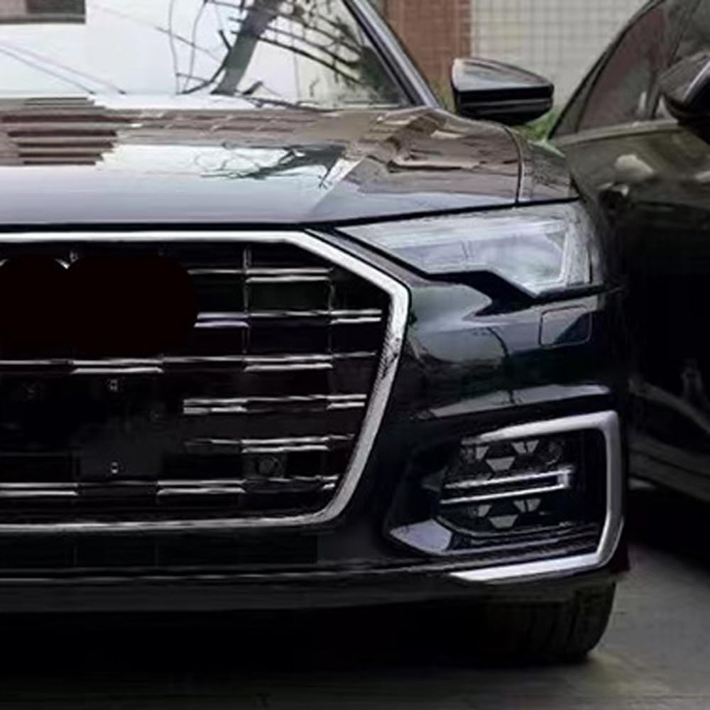 Car Upper Bumper Hood Mesh Grid for Audi A6L C8 2019-2023