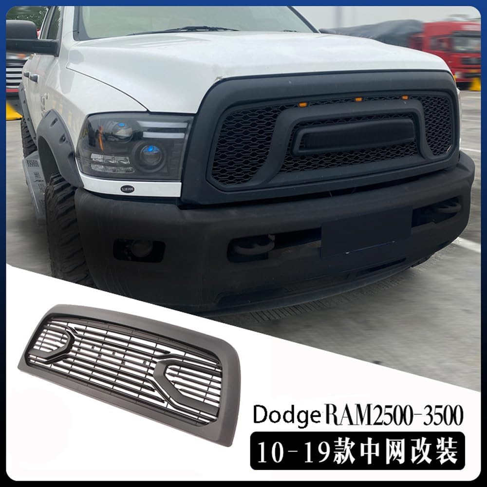 Car Upper Bumper Hood Mesh Grid for Dodge RAM2500-3500 2010-2019
