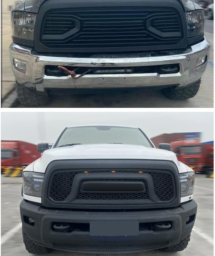 Car Upper Bumper Hood Mesh Grid for Dodge RAM2500-3500 2010-2019