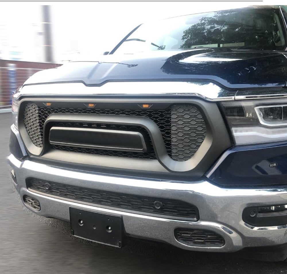 Car Upper Bumper Hood Mesh Grid for Dodge RAM1500 2019-2022